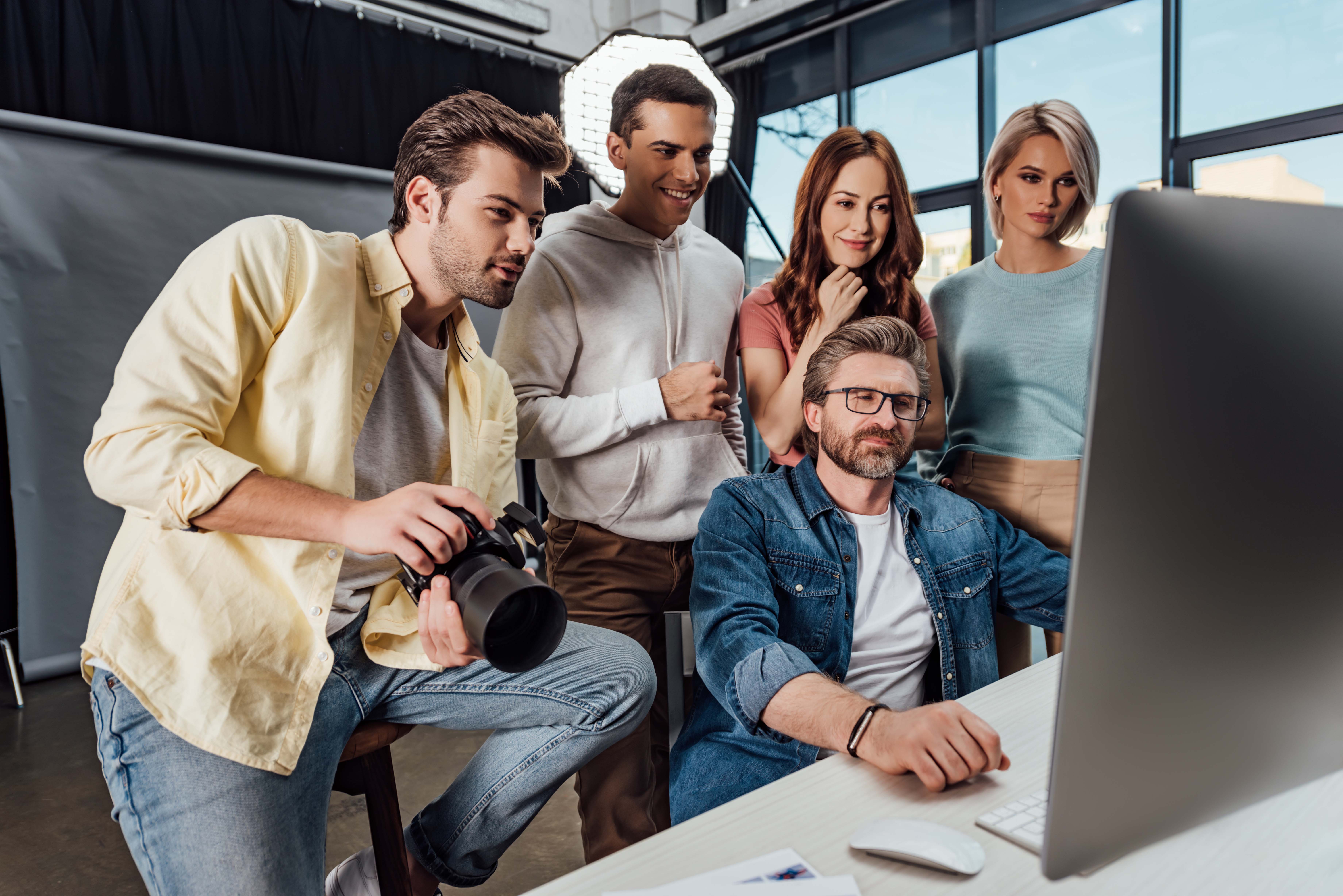 Image of successful marketing team